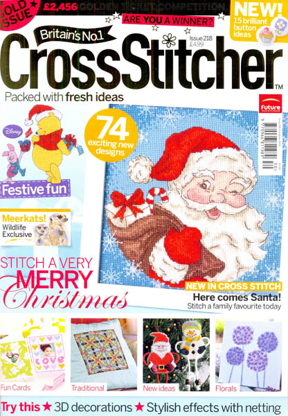 Cross Stitcher n. 218, Christmas 2009