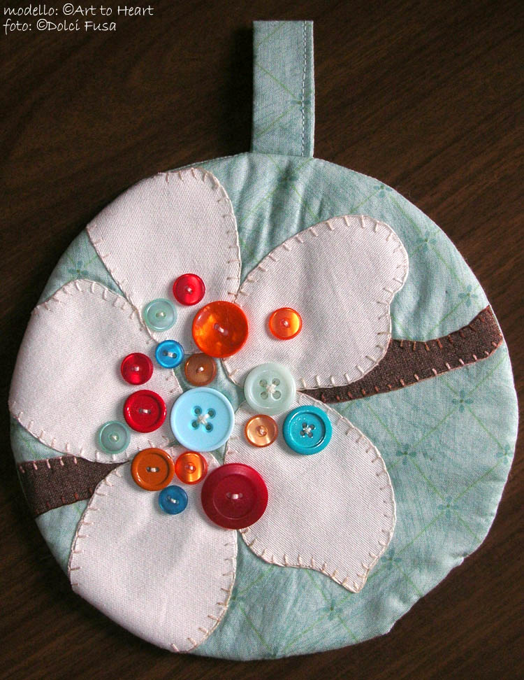 Apple Blossom Potholder