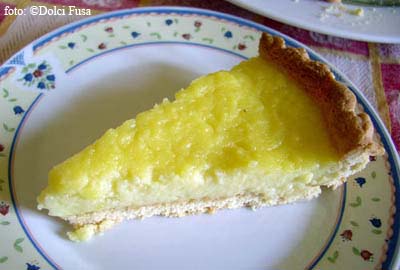 Crostata alla crema, particolare