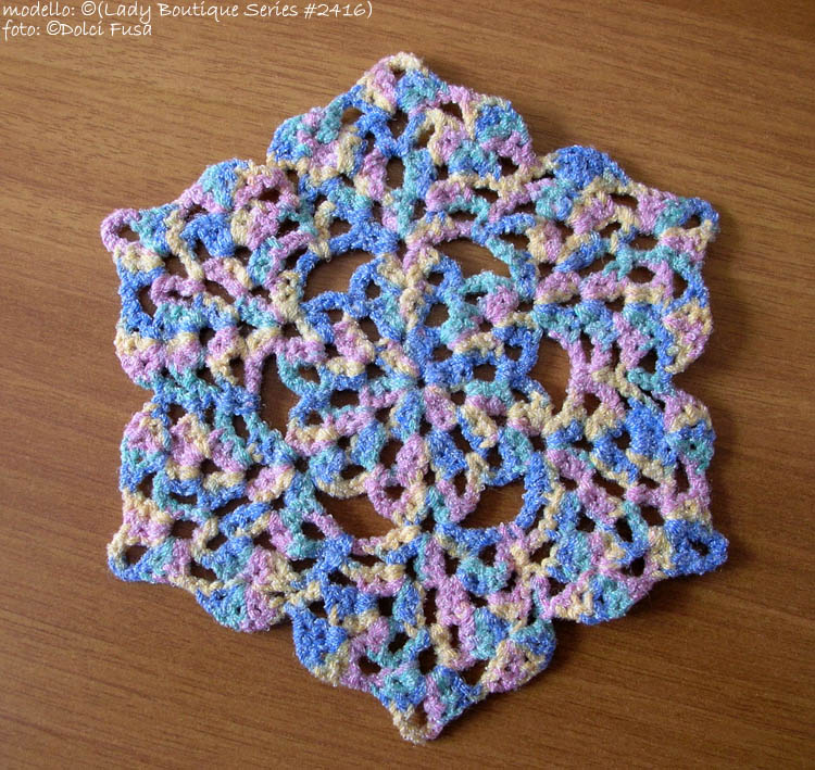 Pastel doily