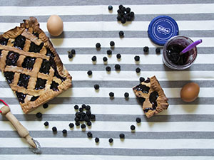 Crostata alla marmellata di more