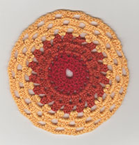 Coaster #20 Wool Tricolour