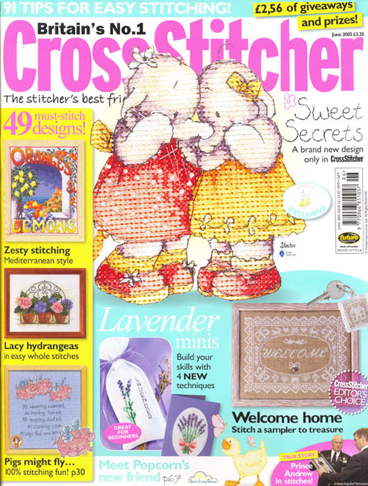 Cross Stitcher n. 161, Giugno 2005