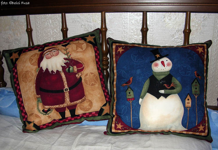 Cuscini di Natale, fronte